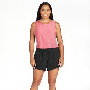 Real Running Shorts with built in liner /panty Size XL (16-18) Solid BLACK